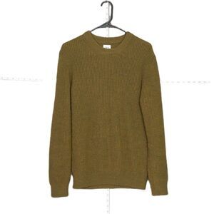 ZARA Mens MED Army Green Heavy Knit Sweater Jumper